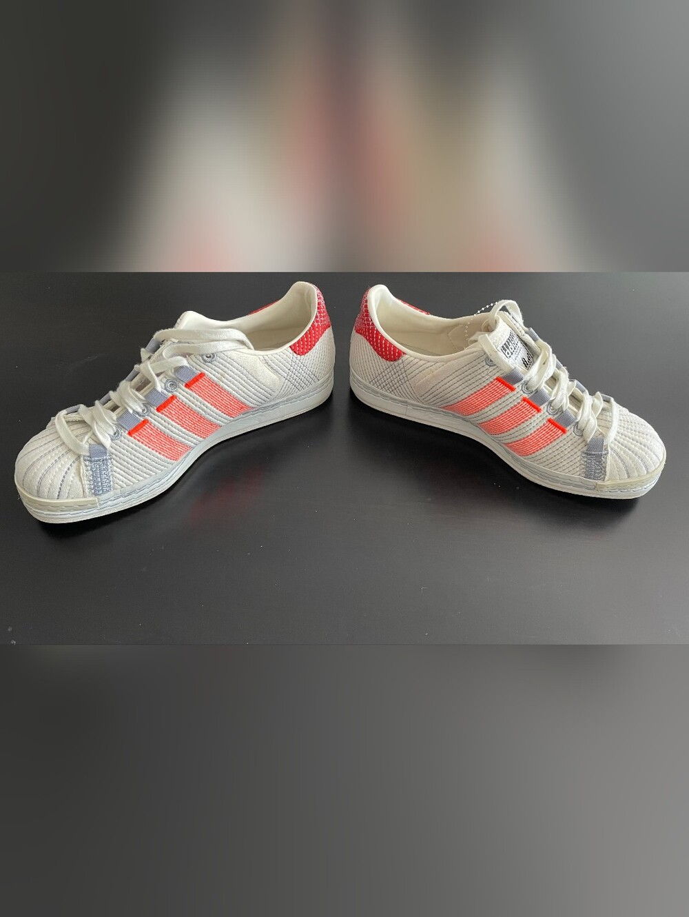 adidas Craig Green Off-White Sneakers with Orange Accents - Picture 6 of 9
